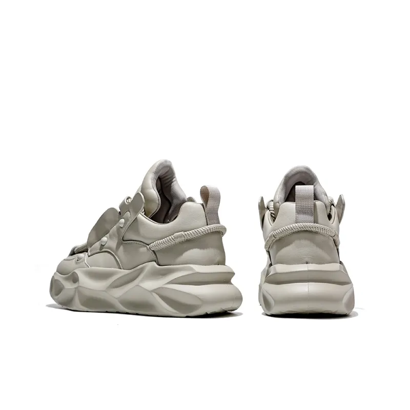 MOERBAI Cushioning Anti Slip And Wear Resistant Coverage Lightweight Height Increasing Warm Low Top Casual Shoes Men's-9