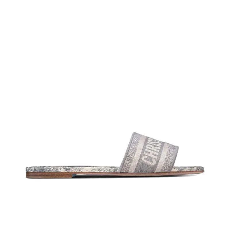DIOR Dway Stylish Sandals Women's Gray-1