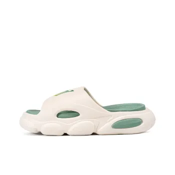 Pnj Cotton Sensory Slippers Unisex White Green