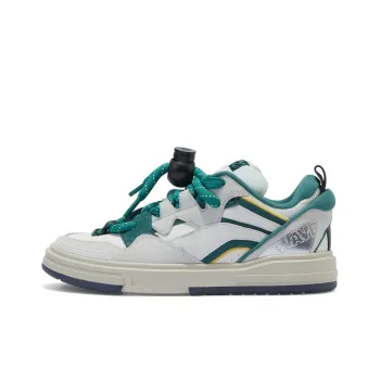 LiNing Wave SWAG Skateboard Shoes Women's Low Top Wild Duck Green