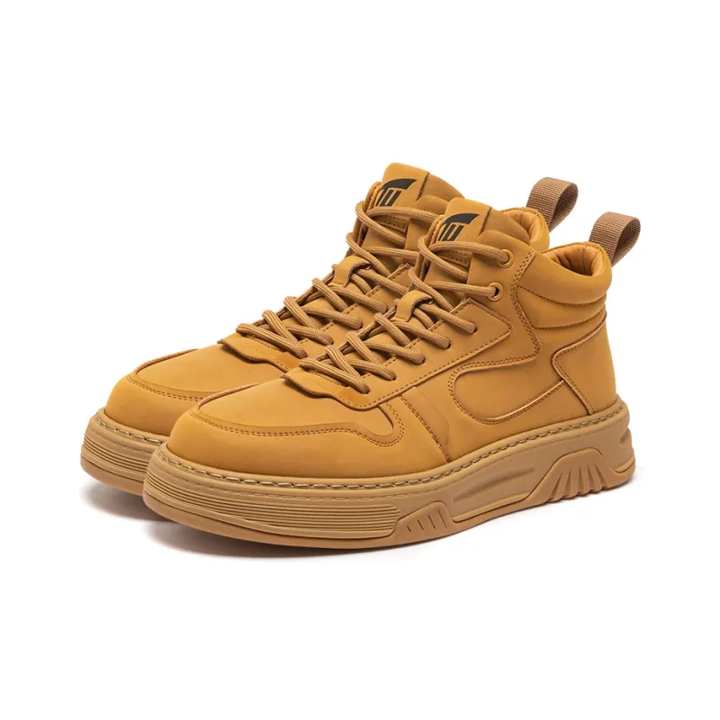 QIAONAI Height Increasing Wear-Resistant High-Top Skateboard Shoes 4cm Men's-2
