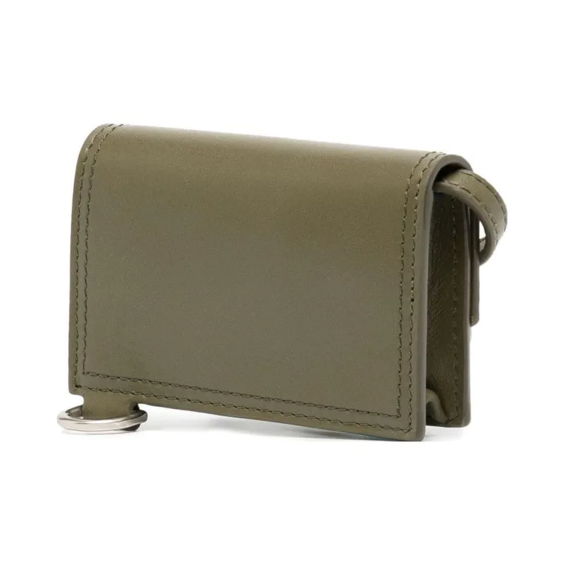 Jacquemus Cow Leather Shoulder Bag, Crossbody Bag, Wallet Men's Green-1