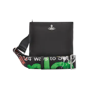 Vivienne Westwood SQUIRE Recycled Polyester Shoulder Bag Crossbody Bag Regular Men's Black
