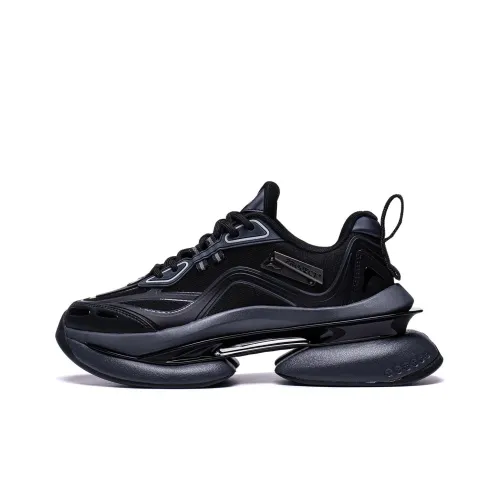 LiNing Project* Elliptic Sky Anti Slip Wear Resistant Low Top Casual Shoes Women's Black