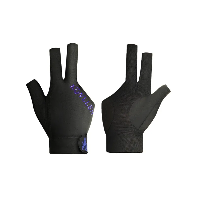 KONLLEN Billiards Three Finger Gloves Unisex Multicolor-9