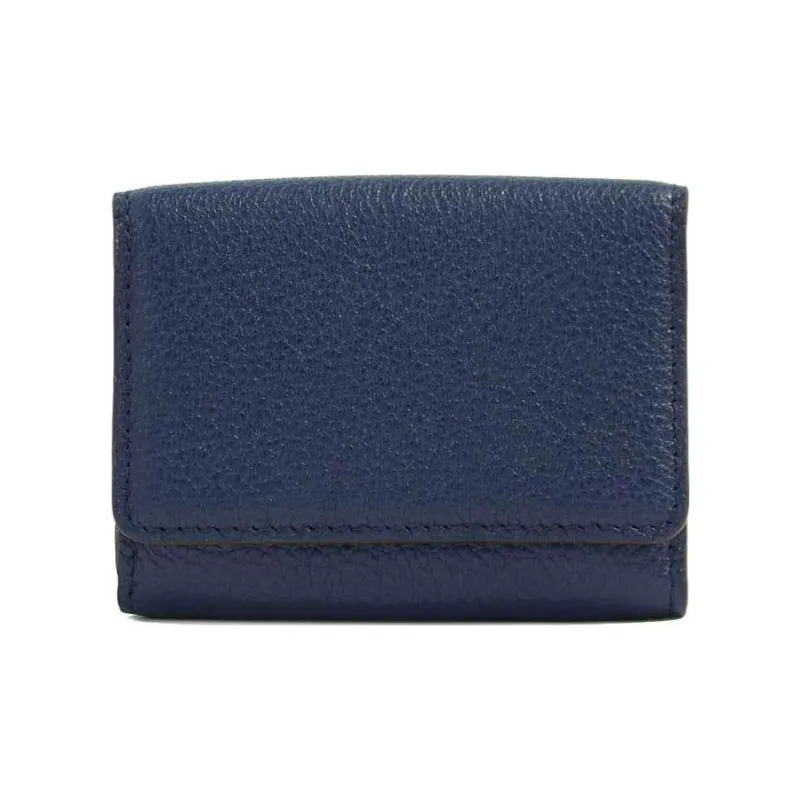See By Chloe Tilda Grained Goatskin Wallet Mini Women's Marine Blue-1