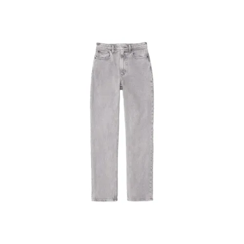 Abercrombie＆Fitch Jeans Women's Light Gray