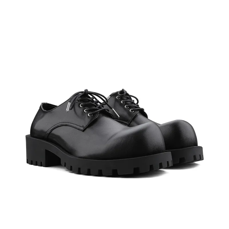 HANQIAORIJI Black Blood Series Casual Shoes Men's Black-7