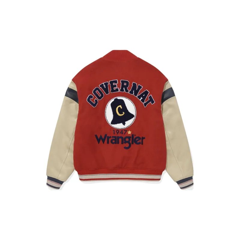 Wrangler X COVERNAT Jackets Unisex Red-1