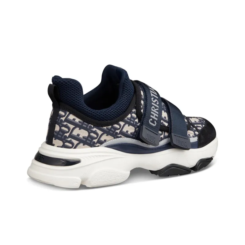 DIOR D Wonder Low Deep Blue White DIOR Oblique Technical Fabric Women's-3