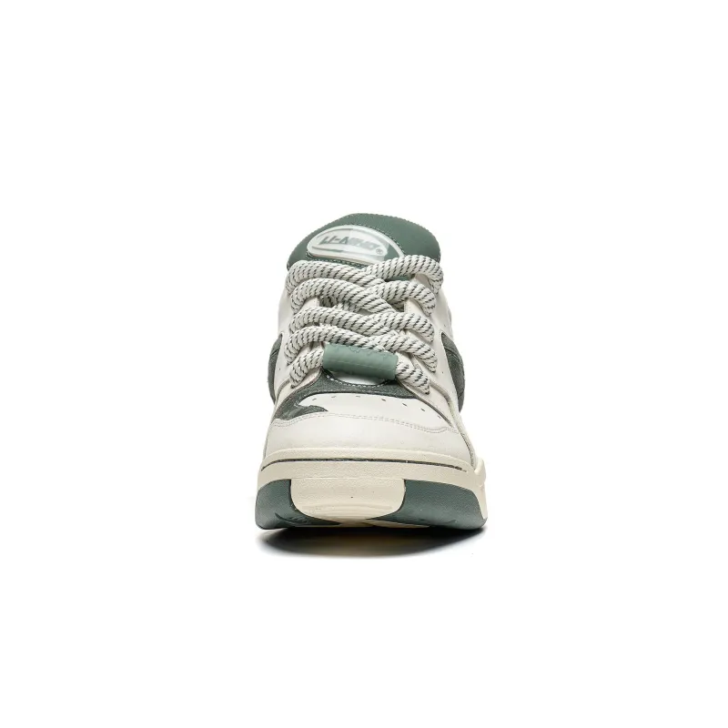 LiNing Shooting Star Cushioning Wear-Resistant Low-Top Casual Shoes Unisex Qian Shan Jade-4