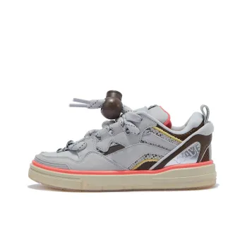 LiNing Wave Skateboard Shoes Men Low Top Terracotta Brown