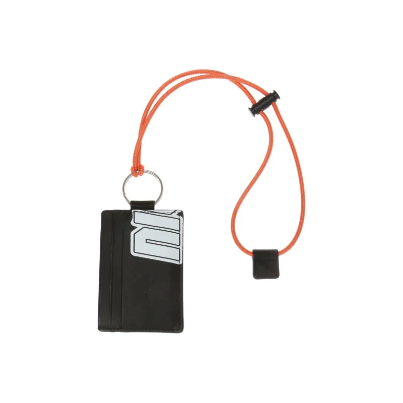 Lanvin Calfskin With Polyester Blend Card Holder Regular Men's Black-1