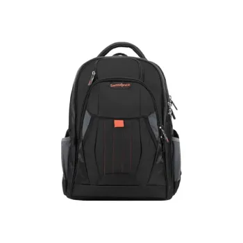 SAMSONITE Fabric Laptop Backpack Medium Size Men's Black