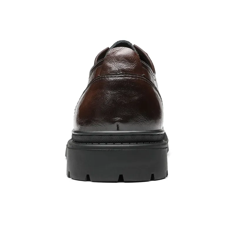CHINT Dress Shoes Men Low Top Black-8