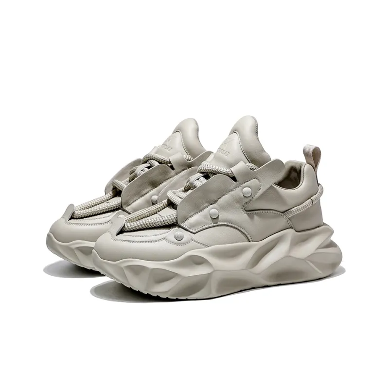MOERBAI Cushioning Anti Slip And Wear Resistant Coverage Lightweight Height Increasing Warm Low Top Casual Shoes Men's-7