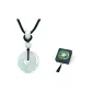 Fortune Peaceful Buckle Pendant, Black Cord+Heritage Box
