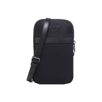 EMPORIO ARMANI Polyamide Crossbody Bag Shoulder Bag Wallets Regular Men's Black