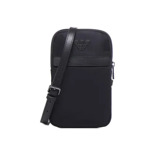 EMPORIO ARMANI Polyamide Crossbody Bag Shoulder Bag Wallets Regular Men's Black