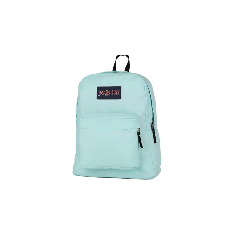 JanSport Polyester Nylon Blend Backpack Unisex Light Blue-1
