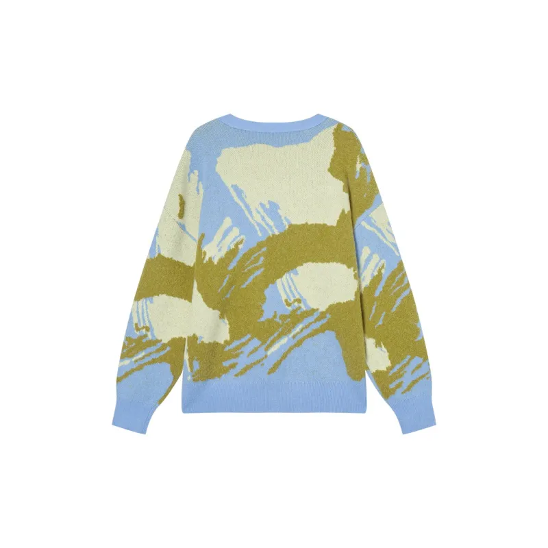 DIALOGUE Sweaters Women's Yellow Blue Multicolor-1