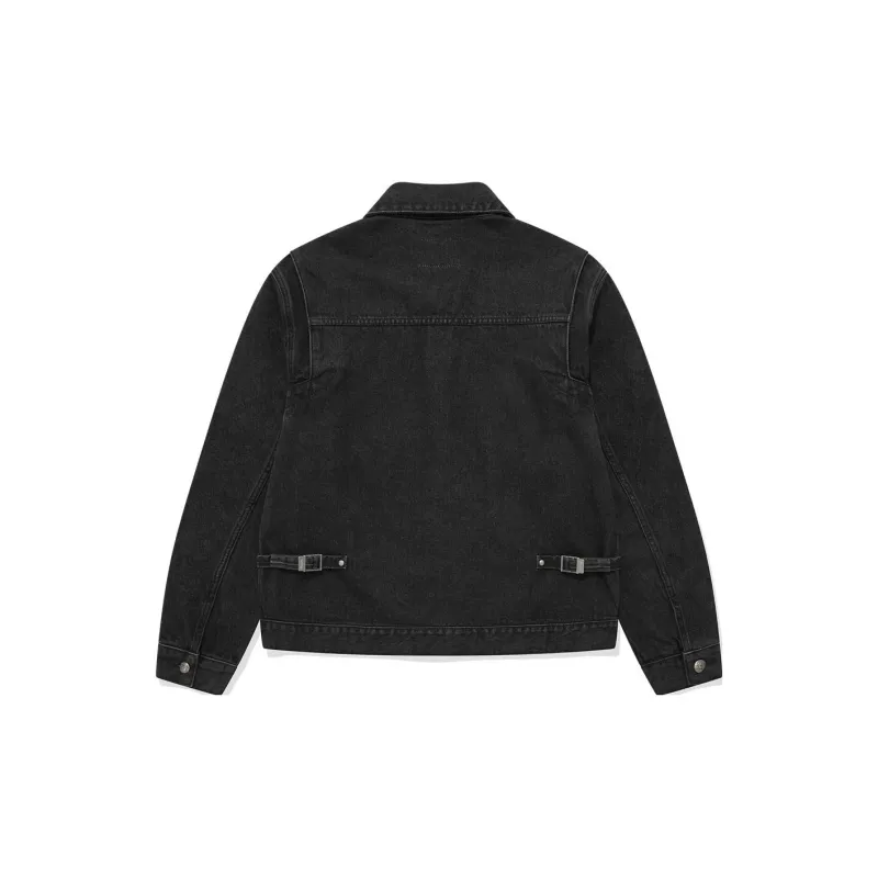 Wrangler X COVERNAT Denim Jackets Unisex Black-1