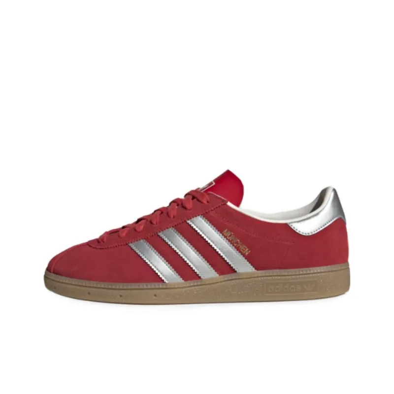 Adidas Munchen Scarlet Matte Silver Gum-0