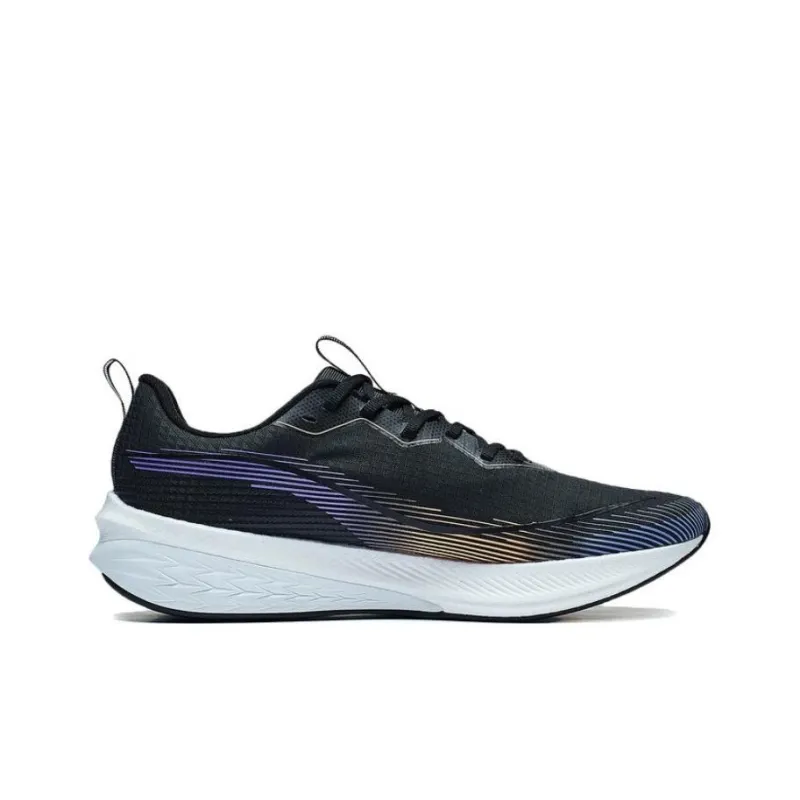 LiNing Red Hare 6 Pro Shock Absorbers Rebound Low Top Marathon Sprint Running Shoes Men's Black-1