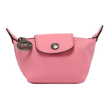 LONGCHAMP Le Pliage Cow Leather Wallet Regular Women's Pink