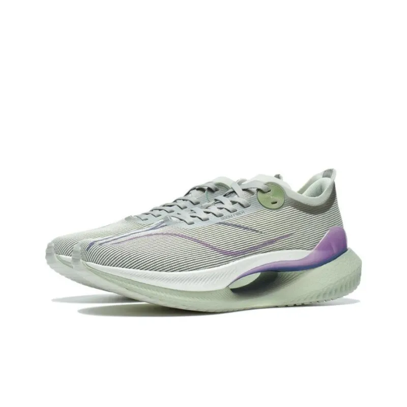 LiNing Jueying 2 Essential Cushioning Lightweight Low Top Marathon Running Shoes Men's Green-2