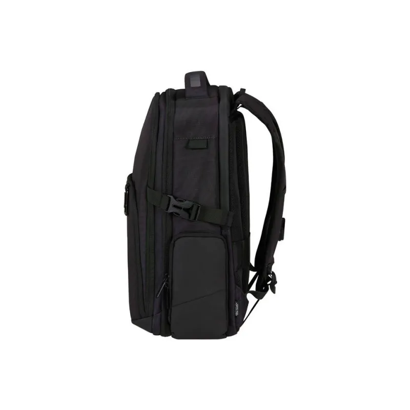 SAMSONITE Recycled PET Polyester Backpack Unisex Black Purple-2
