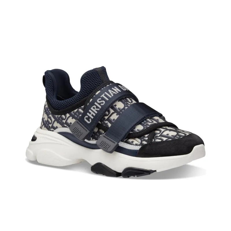DIOR D Wonder Low Deep Blue White DIOR Oblique Technical Fabric Women's-2