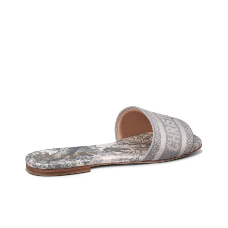 DIOR Dway Stylish Sandals Women's Gray-4