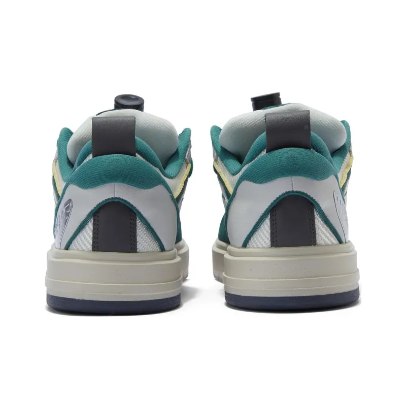 LiNing Wave SWAG Skateboard Shoes Women's Low Top Wild Duck Green-4