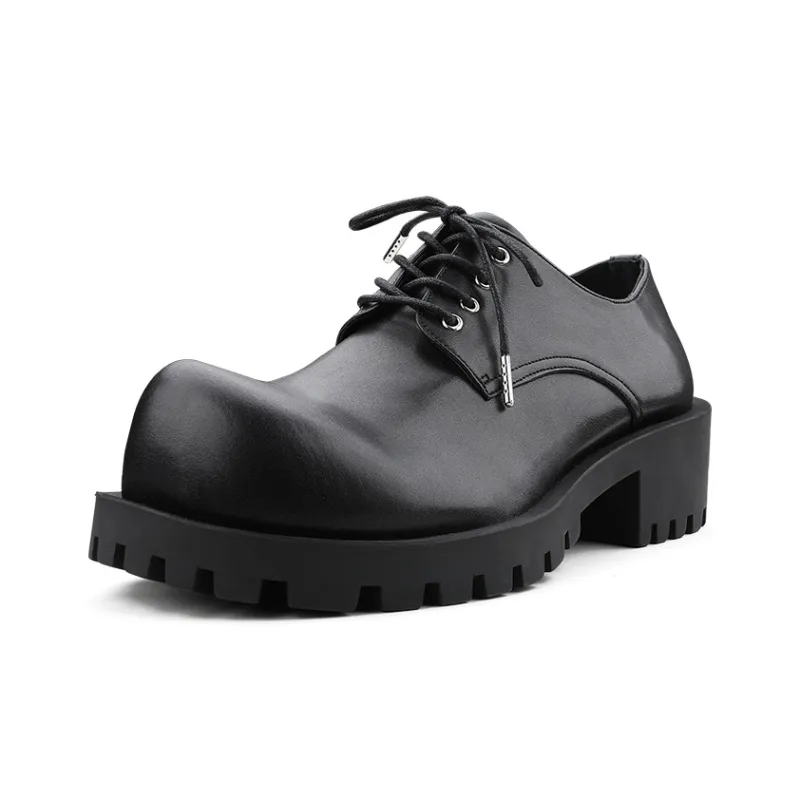 HANQIAORIJI Black Blood Series Casual Shoes Men's Black-3