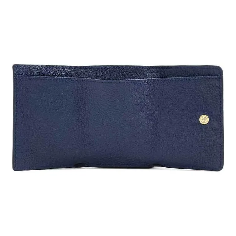 See By Chloe Tilda Grained Goatskin Wallet Mini Women's Marine Blue-2