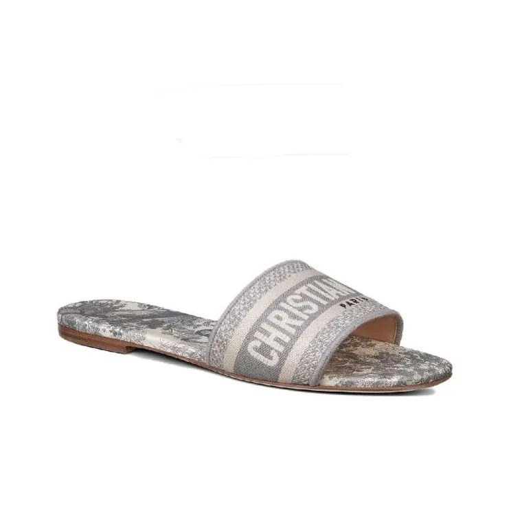 DIOR Dway Stylish Sandals Women's Gray-3