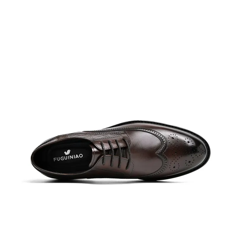 Rich birds Dress Shoes Men Low Top Black/Brown-7