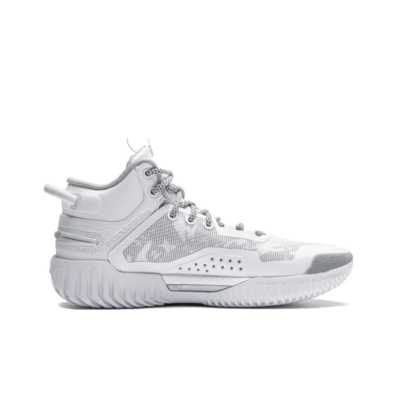 Aape x LiNing Badfive 3 Cushioning Low Top Outdoor Performance Basketball Shoes Men's White-1
