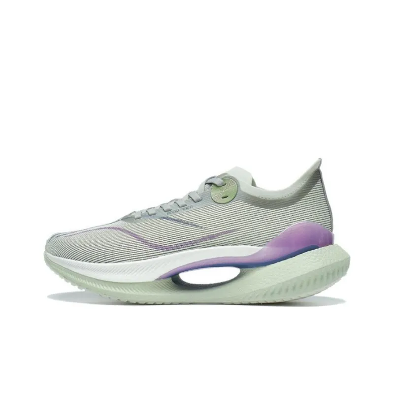 LiNing Jueying 2 Essential Cushioning Lightweight Low Top Marathon Running Shoes Men's Green-0