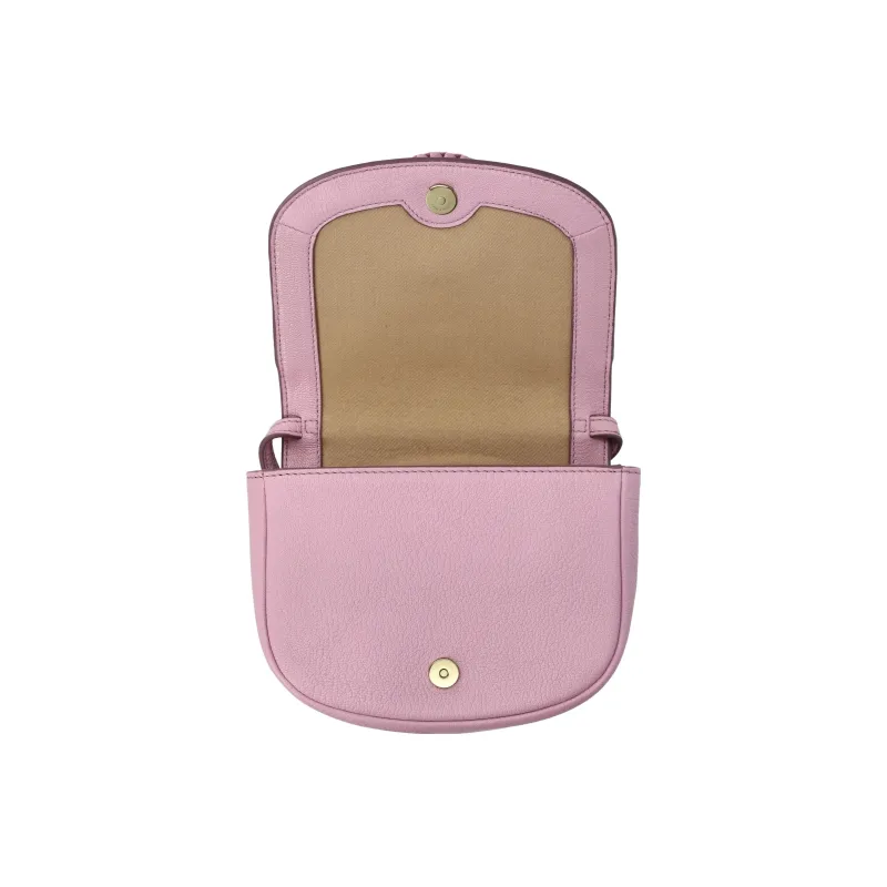 See By Chloe Hana Grain Goatskin Crossbody Bag, Shoulder Bag Women's Pink Purple-3
