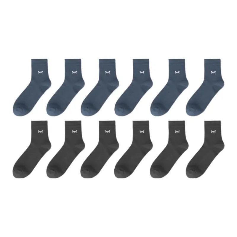 MIIOW Men Mid Calf Socks-16