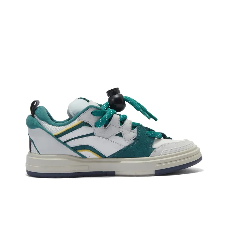 LiNing Wave SWAG Skateboard Shoes Men Low Top Wild Duck Green-1