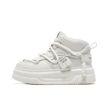 VICKI BROWN Jeans Wear-Resistant Height Increasing High-Top Skateboard Shoes Women's