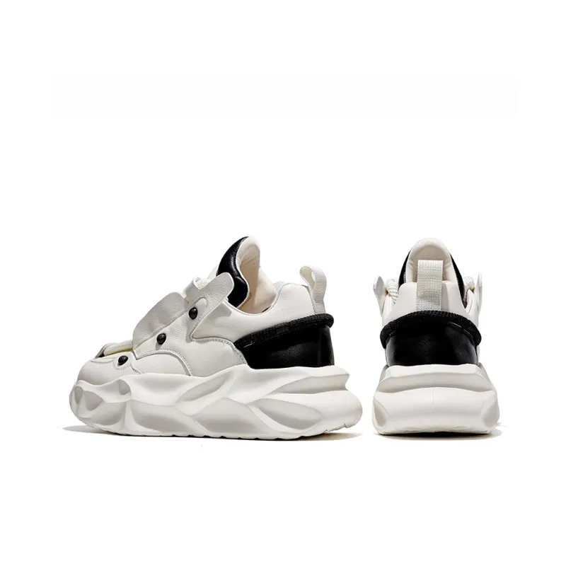 MOERBAI Cushioning Anti Slip And Wear Resistant Coverage Lightweight Height Increasing Warm Low Top Casual Shoes Men's-4