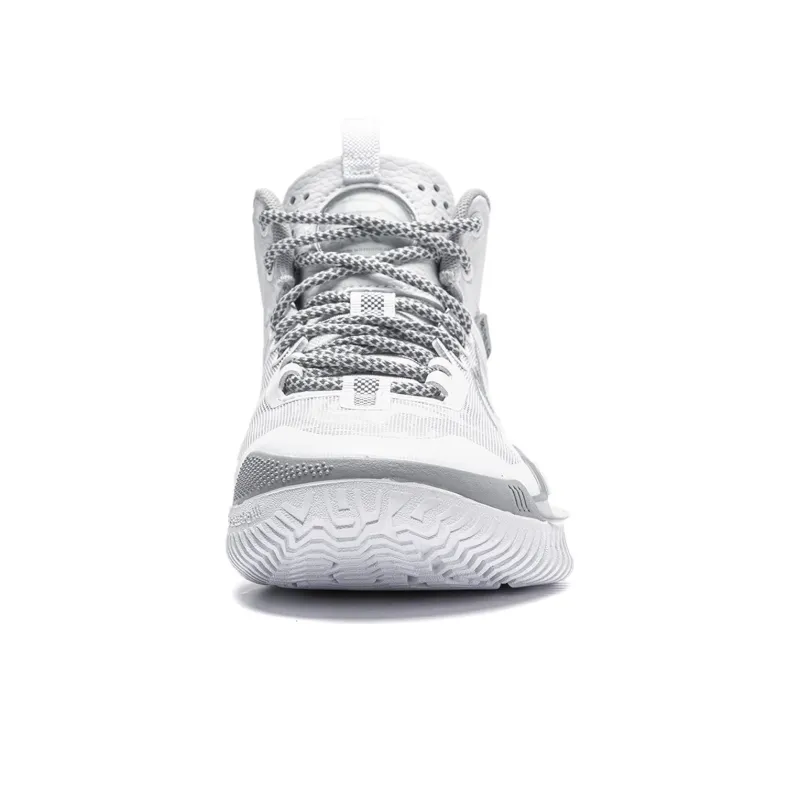 Aape x LiNing Badfive 3 Cushioning Low Top Outdoor Performance Basketball Shoes Men's White-4