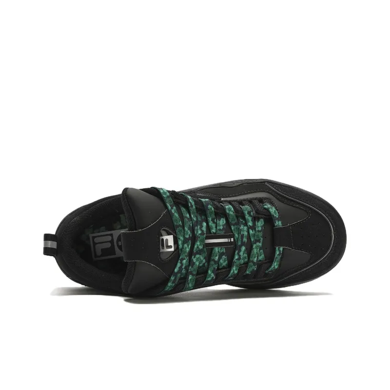 FILA FUSION Nollie X Beams Sneakers 'Black Green'-2