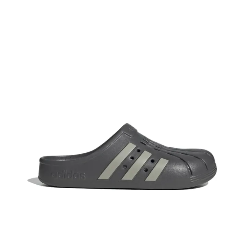 Adidas Adilette Clogs 'Grey Four Metal Grey'-1