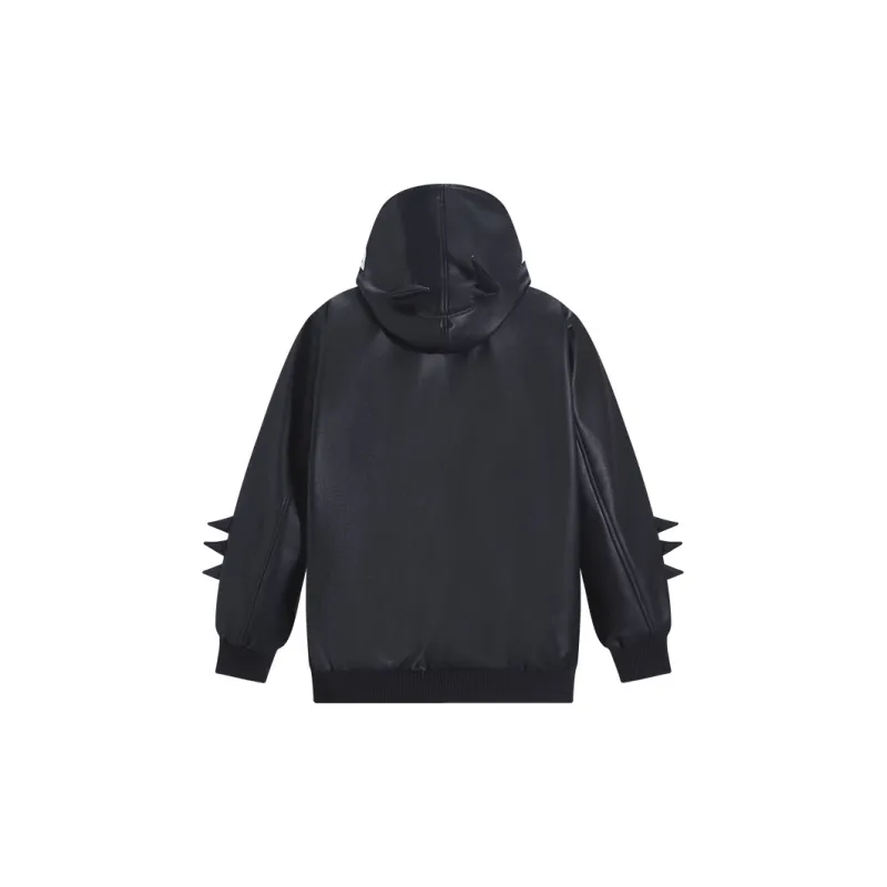 KAKAZZY Leather Jackets Unisex Black-4