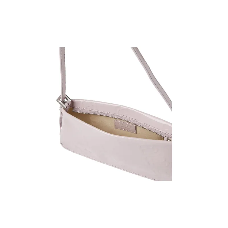 By Far Dulce Logo Embossed Shoulder Bag-4